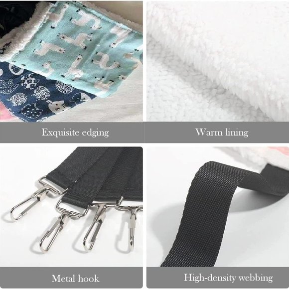 3 Pack Cat Hammocks XL Pets Lounge For Small Pets - Picture 10 of 12